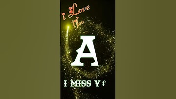 #A❤️Letter Name status❤️||Name art video😍||WhatsApp 💘 || @MB-Miracle_Beats  #viral #video #shots