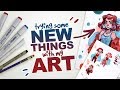 DO YOU SEE A DIFFERENCE? | Copic Marker Illustration Process Vlog