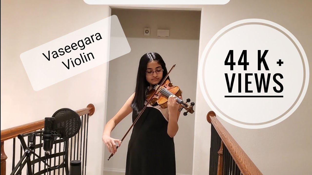 VaseegaraZara Zara Violin Cover by Ananya