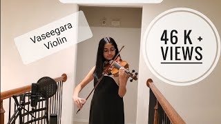 Vaseegara/Zara Zara Violin Cover by Ananya