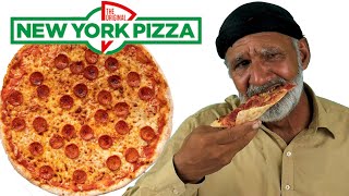 Tribal People Try New York Style Pizza