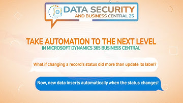 Data Security App and Business Central: take automation to the next level!