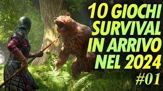 10 NUOVI GIOCHI SURVIVAL / OPEN WORLD in arrivo nel 2024 (PC Steam)