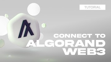 How to connect to Algorand Web3 apps!
