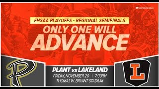 2015 - Lakeland Dreadnaughts vs. Plant Panthers 7A FHSAA Playoffs