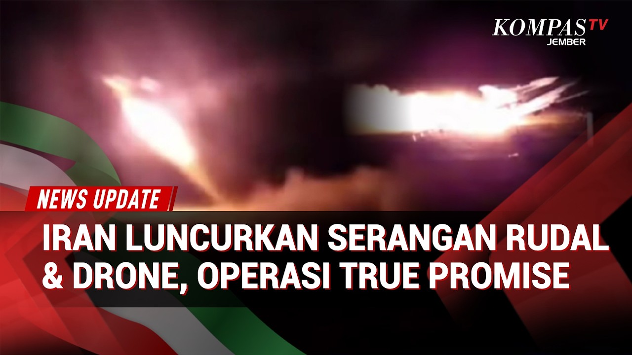 Perang Memanas! Iran Lepas Gelombang 18 Serangan Rudal & Drone Terhadap AS‑Israel!