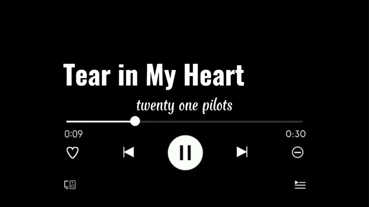 Twenty One Pilots Tear In My Heart Lyrics Deutsch twenty one pilots - Tear in My Heart (Lyrics) - YouTube