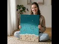 Tiny Swimmers Beach Canvas Art, Aerial Ocean Painting, Minimalist Coastal Wall Decor #homedecor