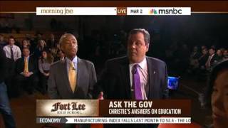 Video thumbnail of "Governor Christie on Morning Joe's Education Town Hall, Part 3"