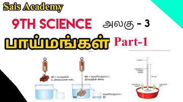 பாய்மங்கள் | 9th Science | Unit-3 | Part-1