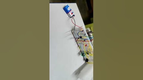 AUTOMATIC LIGHT FENCE ALARM CIRCUIT (USING 555 TIMER) - TRIAL VIDEO