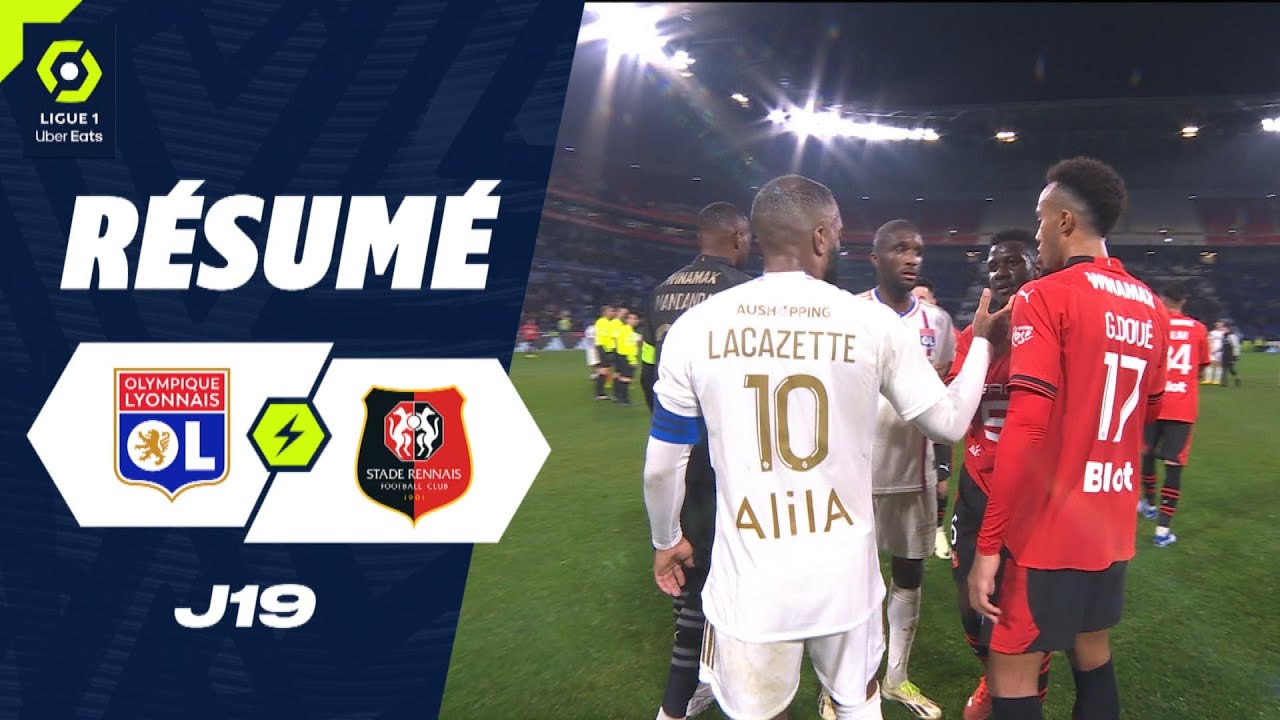 OLYMPIQUE LYONNAIS - STADE RENNAIS FC (2 - 3) - Résumé - (OL - SRFC) / 2023-2024