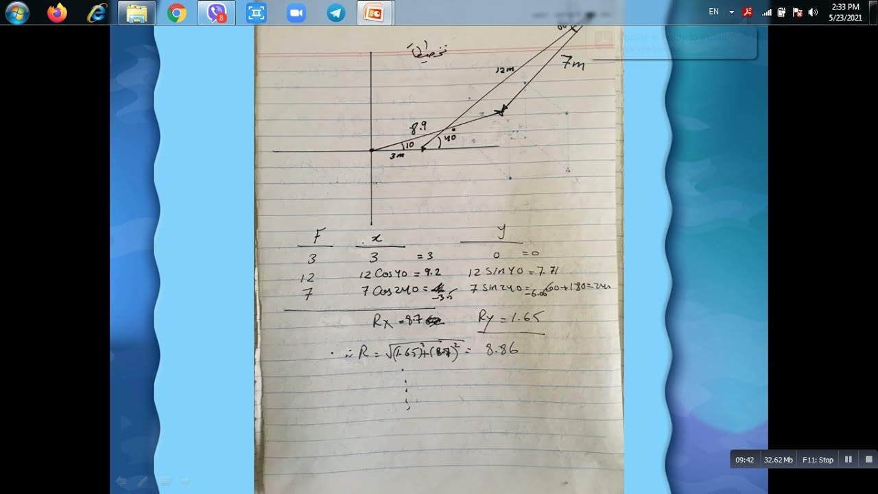 المرحلة الاولى - المحاضرة الثالثة فيزياء عامة نظري جزء اول - أ.م.د. مهند خير الله