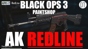 AK REDLINE - BLACK OPS 3 PAINTSHOP - CSGO CAMO