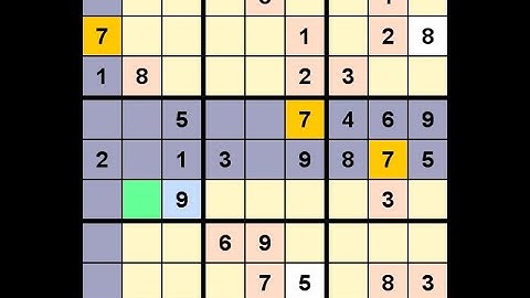 How to Solve New York Times Sudoku Hard September 2, 2021
