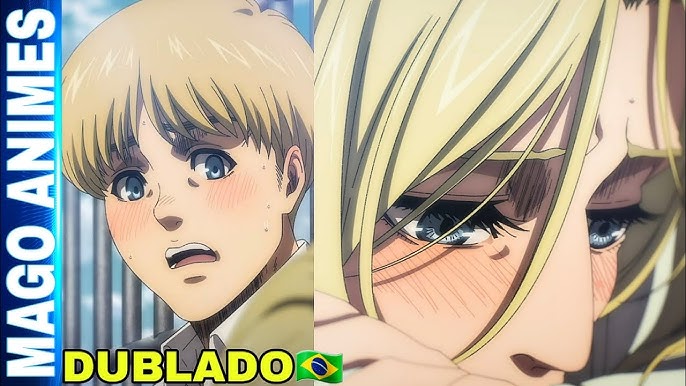 Mikasa Descobrindo que a Annie Gosta do Armin 😂 (Dublado