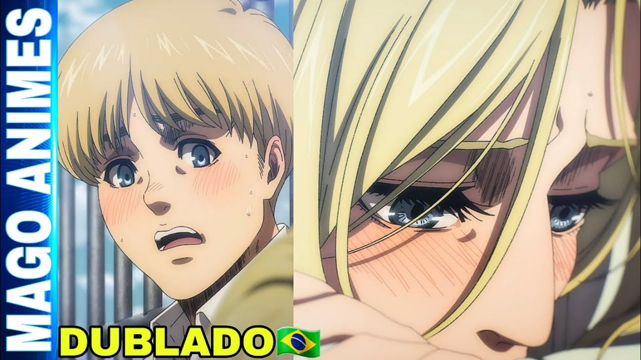 Eren vs Reiner e Porco  Attack on Titan Final Season (Dublado) 