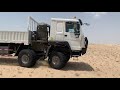 Howo 8x8 Desert Truck capability demonstration