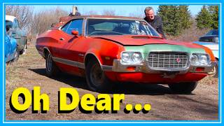 The Torino is On? And: Jim's Continental, Rover Update, New Bike, and Digging Out the $5 Roadster!