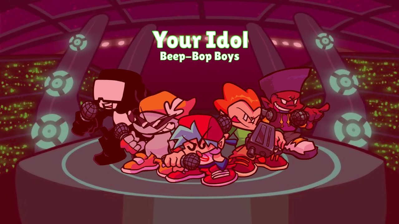 Your Idol - Beep-Bop Boys Mix (FNF Cover) | K-Pop Demon Hunters x FNF