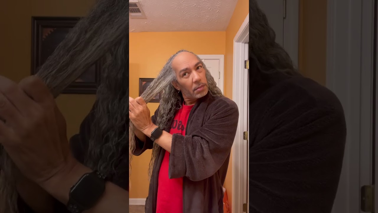 Good music while running fingers through hair meditation