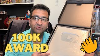 YouTube Silver Play Button Aagya | #lahoriinla | Unboxing silver play button