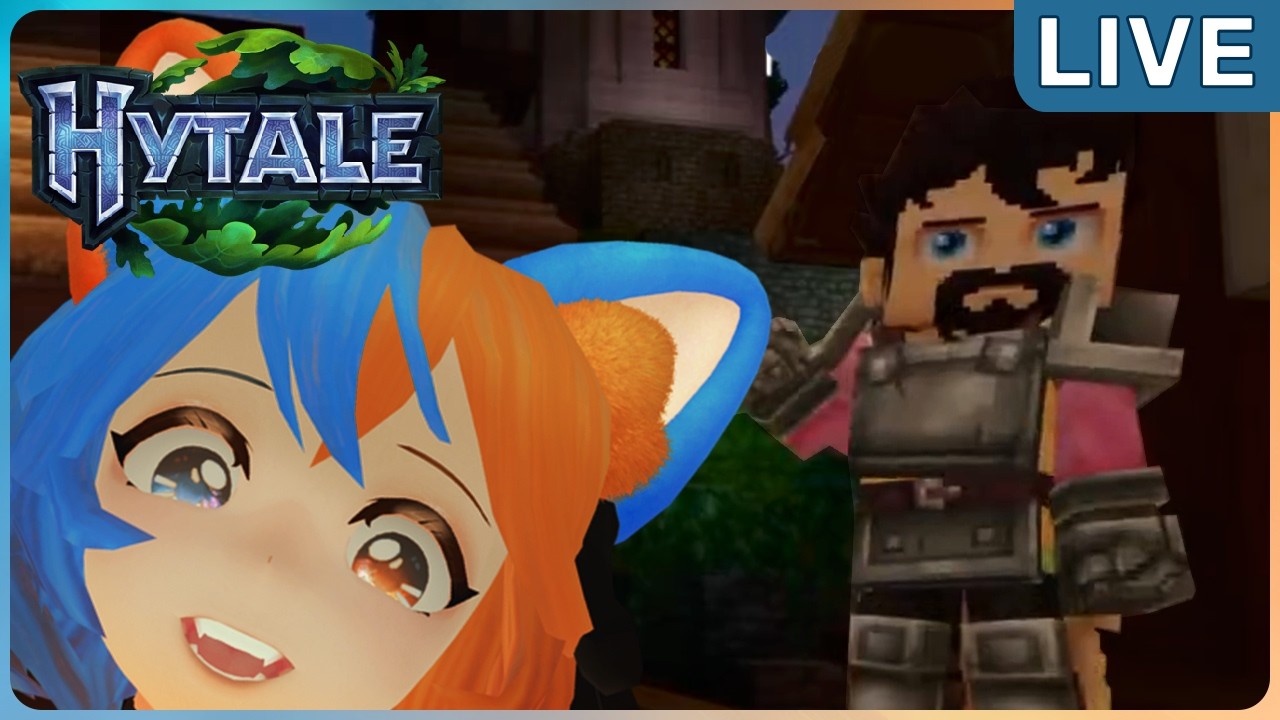 Hytale Village Build 🌿 He Builds a Treehouse, I Build the Lumberjack Cabin 🪓