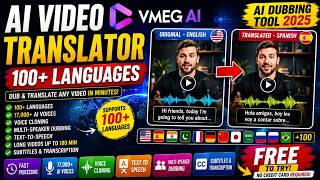 FREE AI Video Translator | Dub Videos in 100+ Languages screenshot 5
