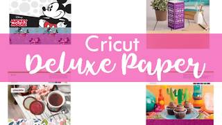 NEW Cricut Deluxe Papers