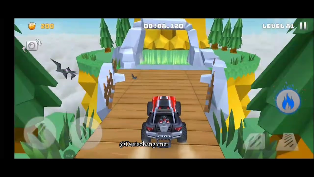 Monster truck driving game play video 🥹