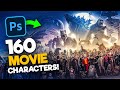 Can I Fit over 150 Movie Characters Into One Photoshop Edit?!