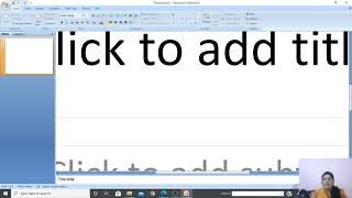 MS PowerPoint 2013 Part 1- Class5