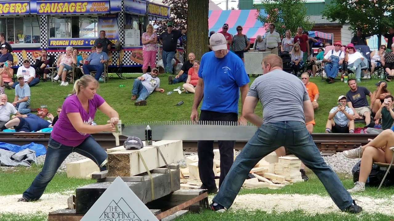 2018 lumberjack competition Manton, MI YouTube