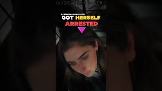 college teen herself arrested