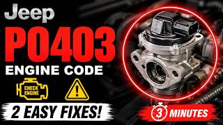 JEEP P0403: Fix It Fast with These 2 DIY Methods!
