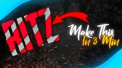 Texture And Cut Effect On Text Easy Tutorial || Drip Avi Level 1 Tutorial ||