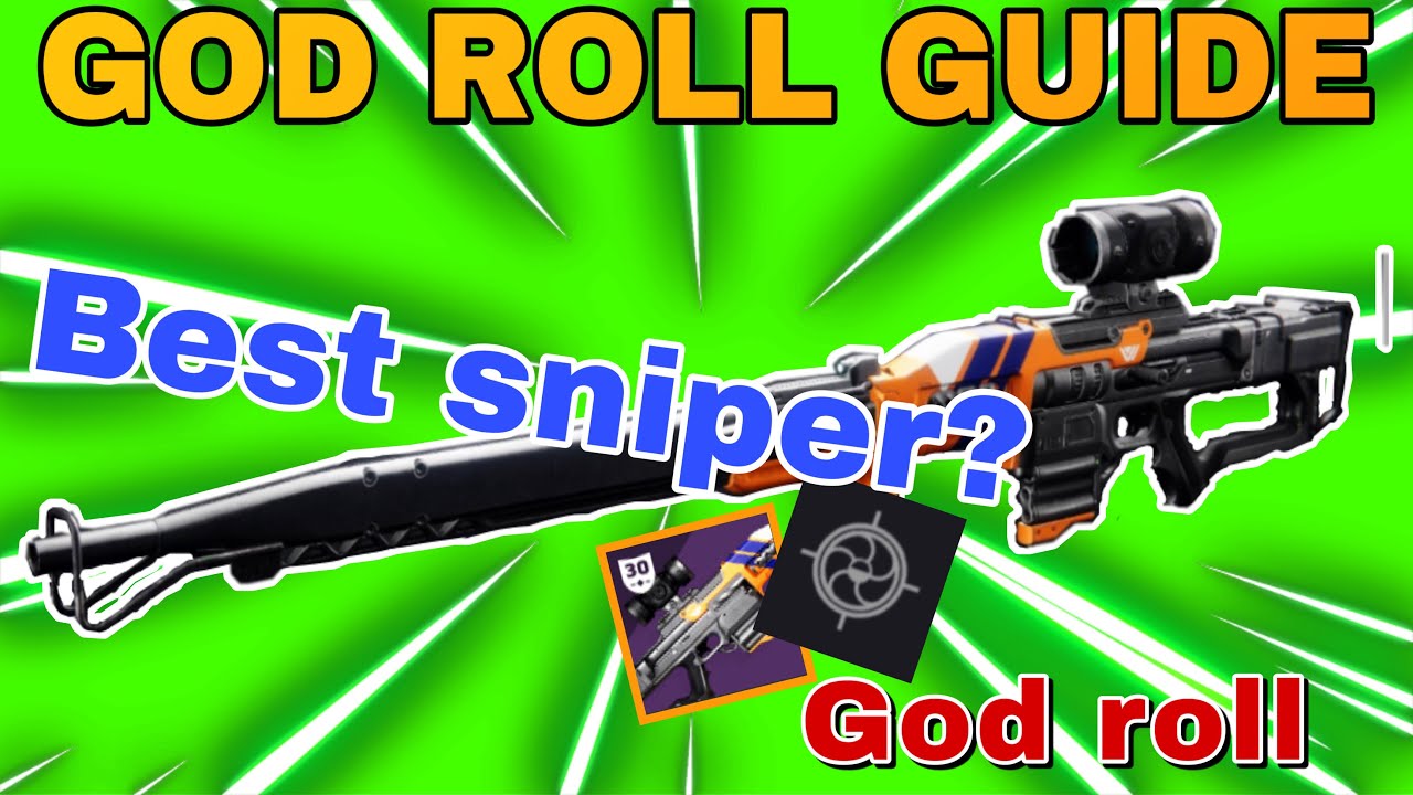 Destiny 2 - NEW 1000 yard stare GOD ROLL Guide!! Best perks for New Sniper, best sniper in game?