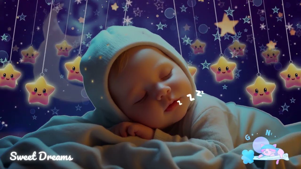 Baby Sleep Music🌙Put Your Baby into Deep Sleep Instantly💤3-Minute Magic💖Mozart & Brahms Lullabies