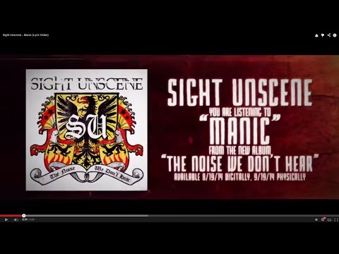 Sight Unscene - "Manic" Mainstay Records - Official Lyric Video