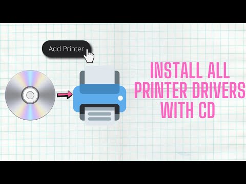How To Install Printer Drivers With Driver CD | HP, Brothers, Canon, etc. |