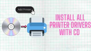 How To Install Printer Drivers With Driver CD | HP, Brothers, Canon, etc. |