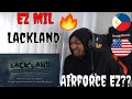AIRFORCE EZ?? | Ez Mil - Lackland (Lyric Video) REACTION