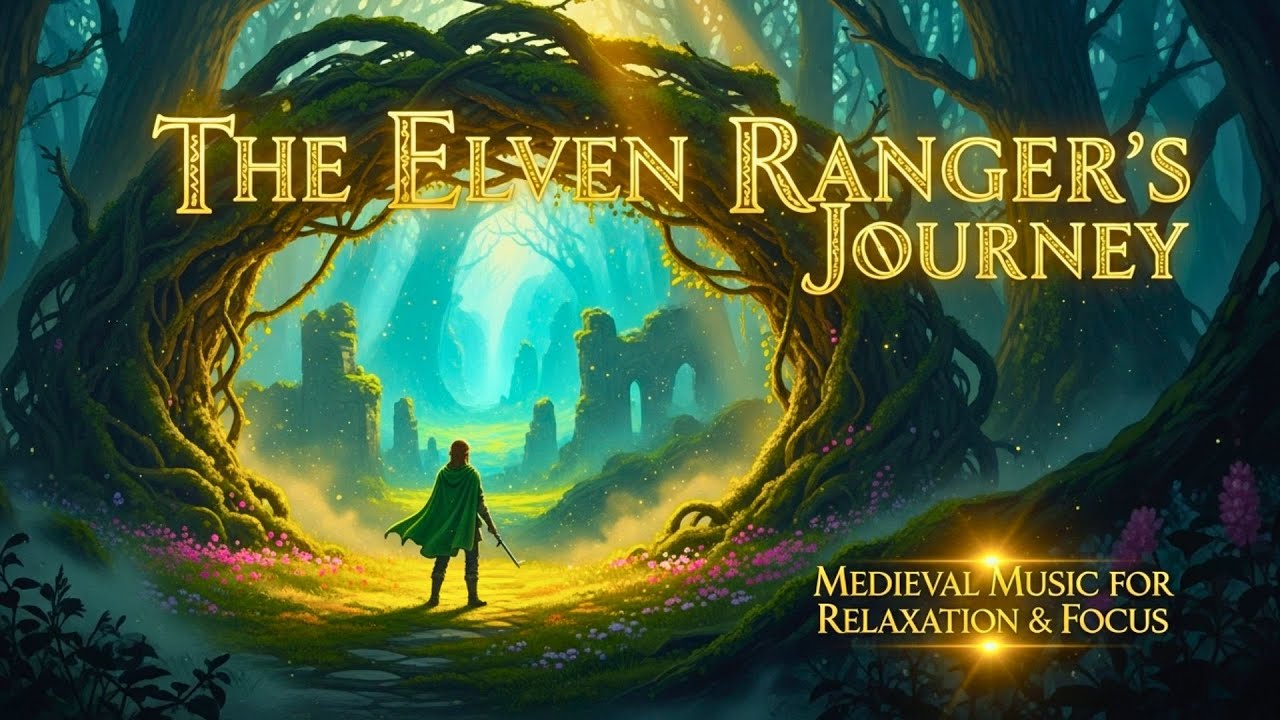 🎵 Medieval Music For Relaxation & Focus | The Elven Ranger’s Journey Through The Enchanted Forest
