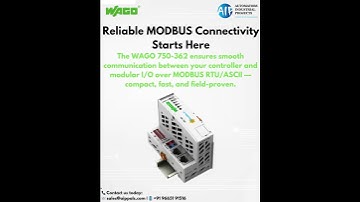 WAGO 750‑362 | 4th‑Generation Modbus TCP/UDP Fieldbus Coupler | WAGO I/O‑SYSTEM 750