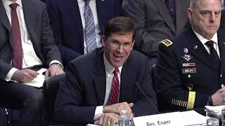 Senator King's Questioning in Senate Armed Services Committee -- March 7, 2019
