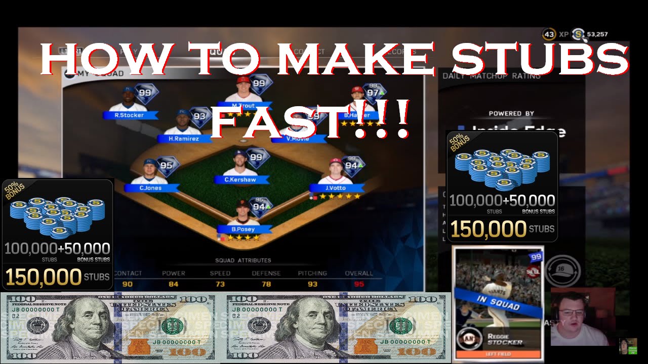 MLB The Show 16 How to Make Stubs Fast!!! STUBS !!! MAKING STUBS