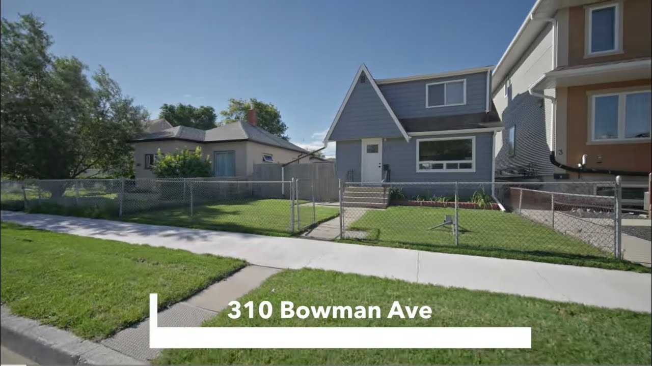 Winnipeg Real Estate Property Tours 310 Bowman Ave YouTube