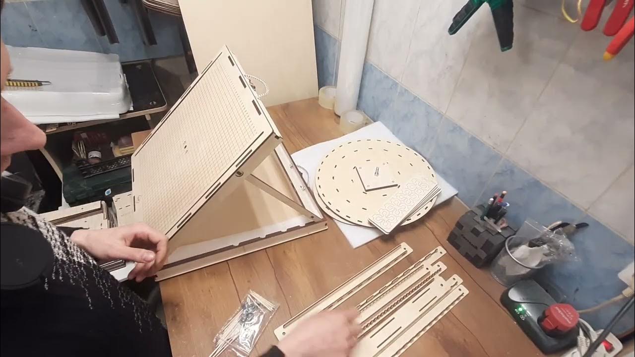 станок для плетения бумажной лозой - YouTube