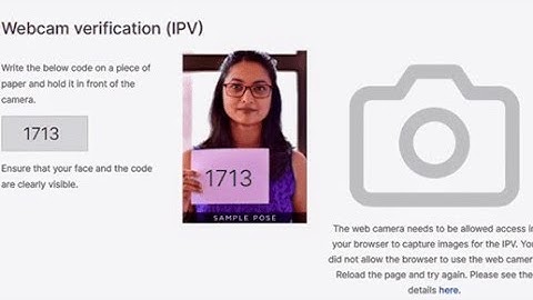 IPV processing complete kaise karte hai How do I enable my camera during an in person verification ?