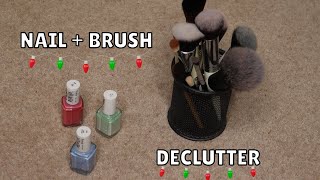 Brushes and Nail Products Declutter